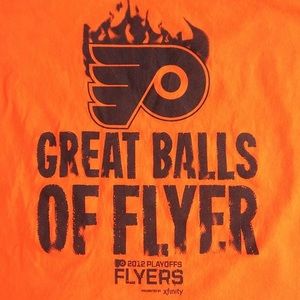 Fruit of the Loom Shirts - 2012 Philadelphia Flyers Playoff Hockey Tee Fruit of the Loom Shirts - 2012 Philadelphia Flyers Playoff Hockey Tee
